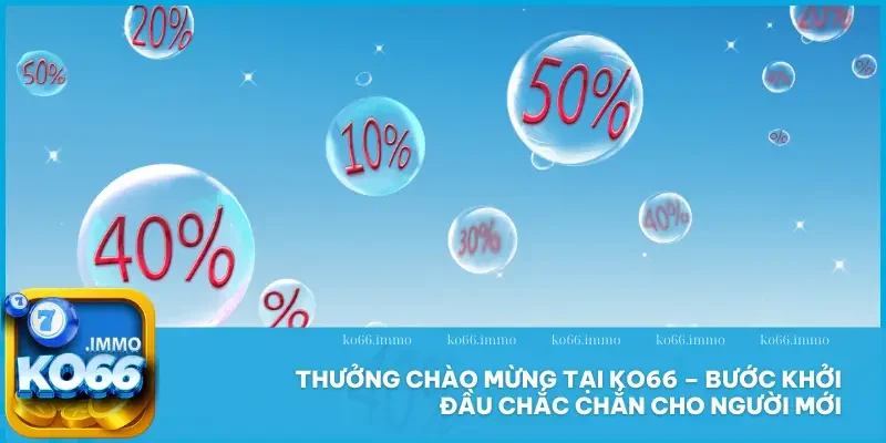 Khuyến mãi 2 Thưởng chào mừng tại KO66 – bước khởi đầu chắc chắn cho người mới