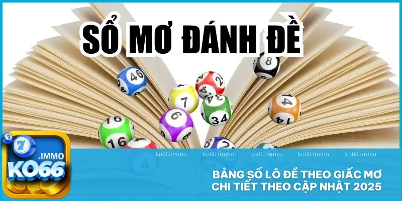 Xổ mơ lô đề - Giải mã trọn bộ những con số may mắn 3 Bảng số lô đề theo giấc mơ chi tiết theo cập nhật 2025
