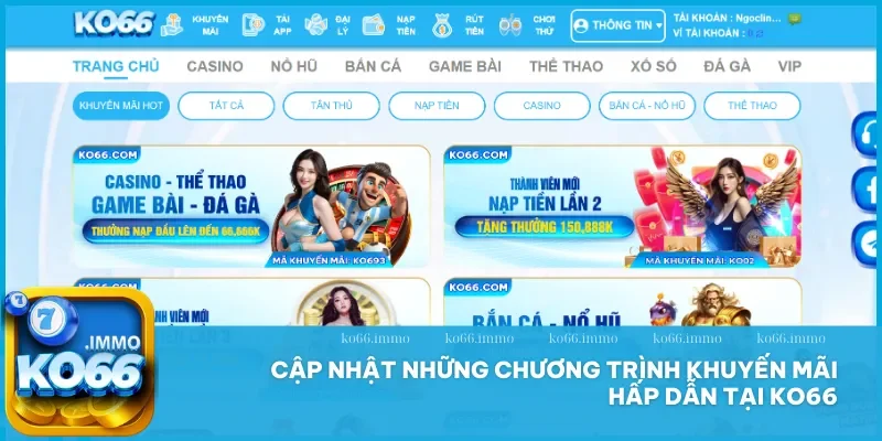 trang chủ 28 Cập nhật những chương trình khuyến mãi hấp dẫn tại Ko66