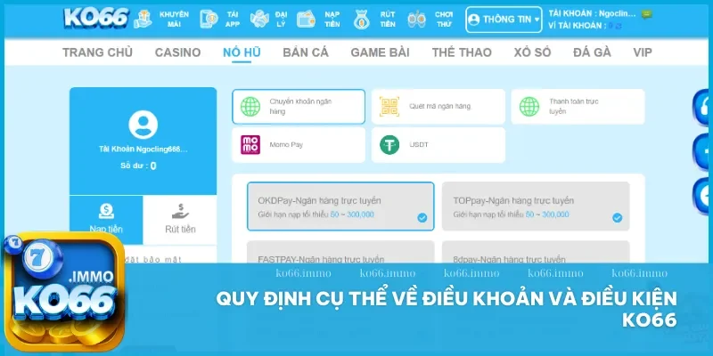 Điều khoản và điều kiện Ko66 - Quy định cho người chơi 2 Các quy định chi tiết bảo vệ quyền lợi người chơi và nhà cái tại Ko66